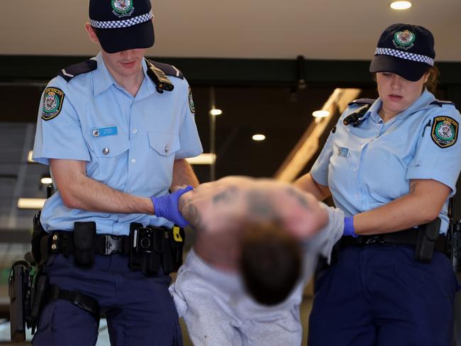 NSW Police arrest a second man over an alleged attempt to set a Newtown synagogue alight on January 11, 2025. Picture: NSW Police