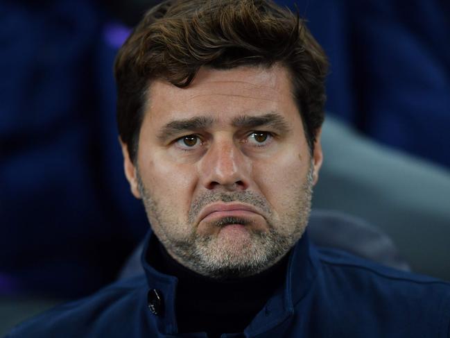 (FILES) In this file photo taken on October 22, 2019 Tottenham Hotspur's Argentinian head coach Mauricio Pochettino looks on before the UEFA Champions League Group B football match between Tottenham Hotspur and Red Star Belgrade at the Tottenham Hotspur Stadium in north London. - Tottenham Hotspur sacked manager Mauricio Pochettino on November 19, 2019, just five months after reaching the Champions League final following a poor start to the Premier League season. (Photo by Ben STANSALL / AFP)
