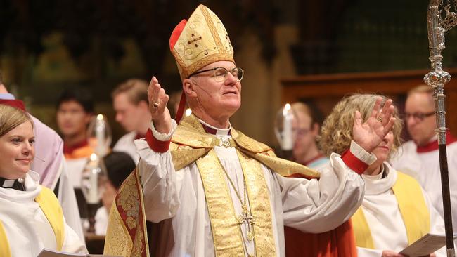 Anglican Archbishop Philip Freier. Picture: Hamish Blair