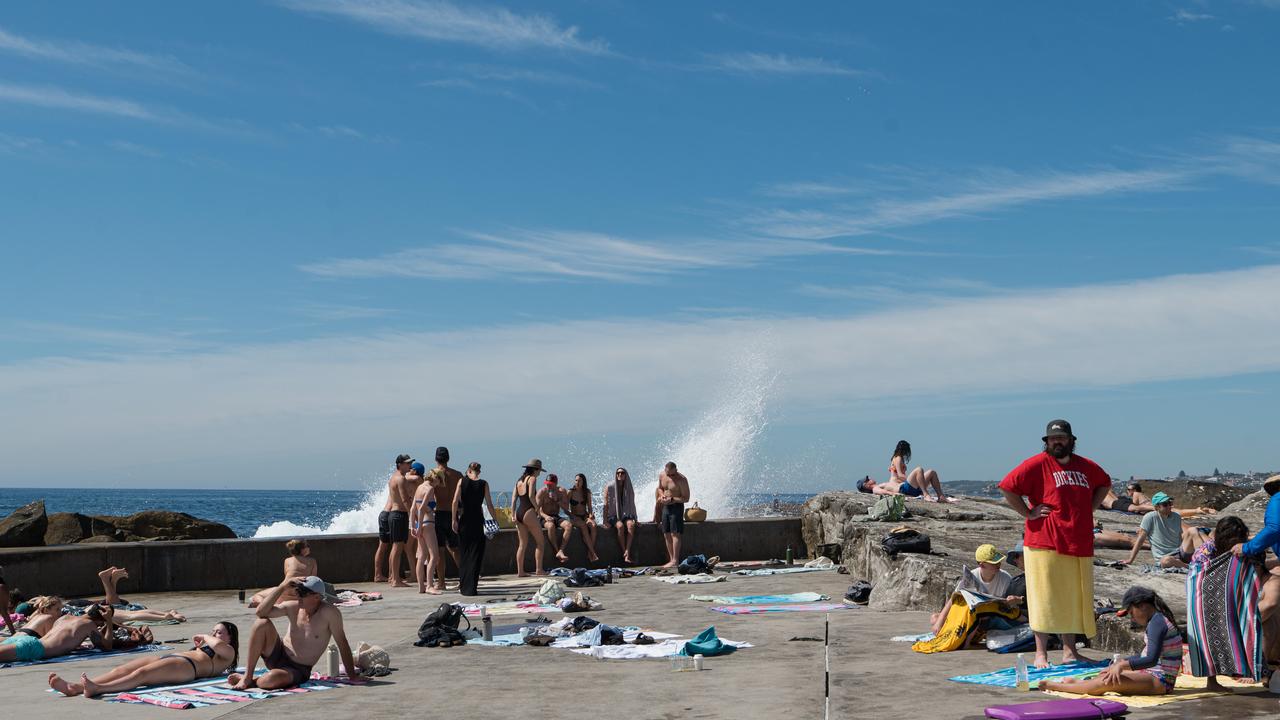 A 2023 review which found an increasing number of swimmers were using Clovelly Beach during the off-season. Picture: NewsWire / Flavio Brancaleone.