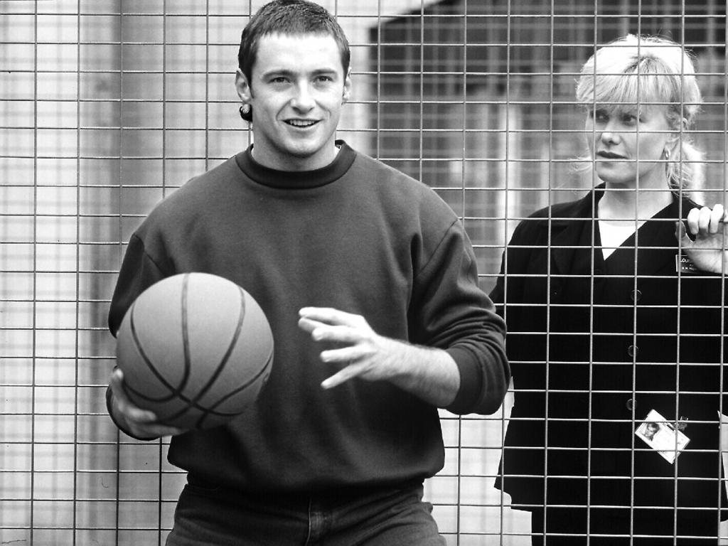 Hugh Jackman and Deborra-Lee Furness met on the set of TV Show "Correlli" in 1995. Picture: Supplied