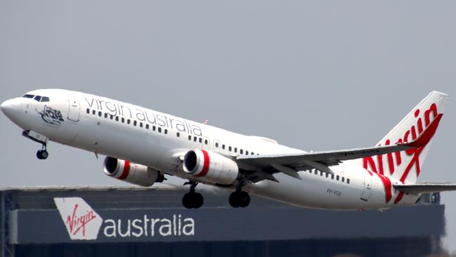 Virgin Australia plane departing from Brisbane Airport Picture: David Clark Photography