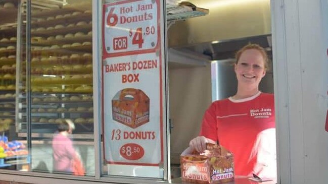 The hot jam doughnuts are a must during a visit to Preston Market.