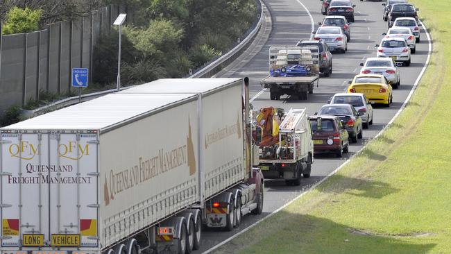 Traffic on the M2 queued back to the start of the M7 motorway.