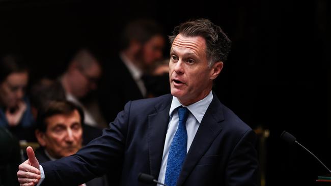 NSW Premier Chris Minns speaks during Question Time in the Legislative Assembly at New South Wales Parliament House in Sydney. Photo: NewsWire/ Gaye Gerard