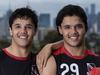 Father-son twins set for historic draft selection
