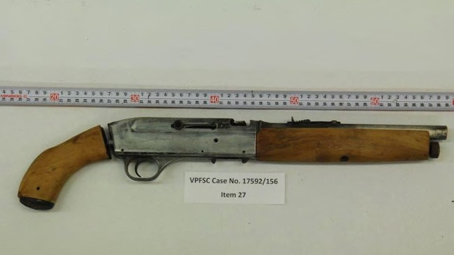 The shotgun Cassidy used. Picture: Supplied