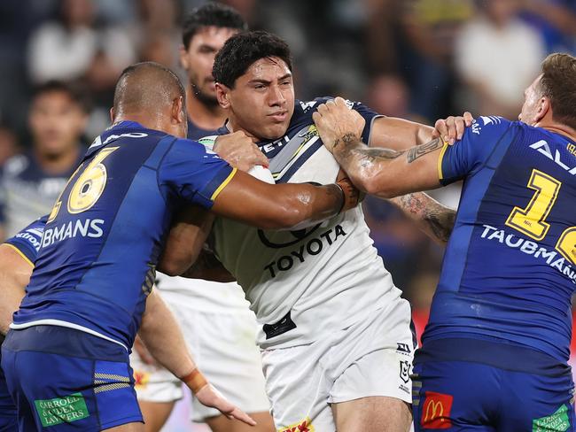 Jason Taumalolo has been relegated to the bench in round eight. Picture: Jason McCawley/Getty Images