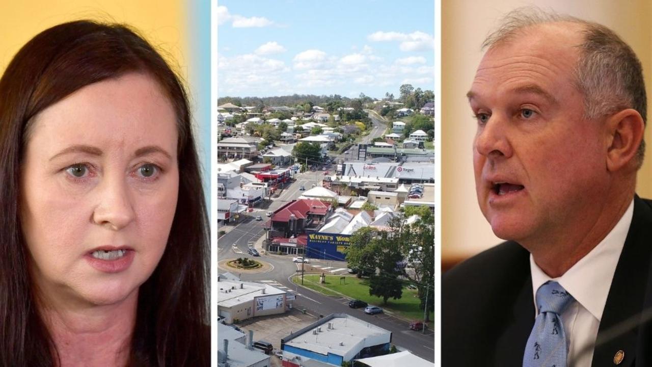 Health Minister Yvette D'Ath and Gympie MP Tony Perrett say the region faces the threat of being lockeddown after December 17, as it is not on track to hit the 80 per cent double vaccination milestone until early in 2022.