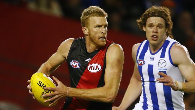 Dustin Fletcher in action during the 2015 season. Picture: Wayne Ludbey