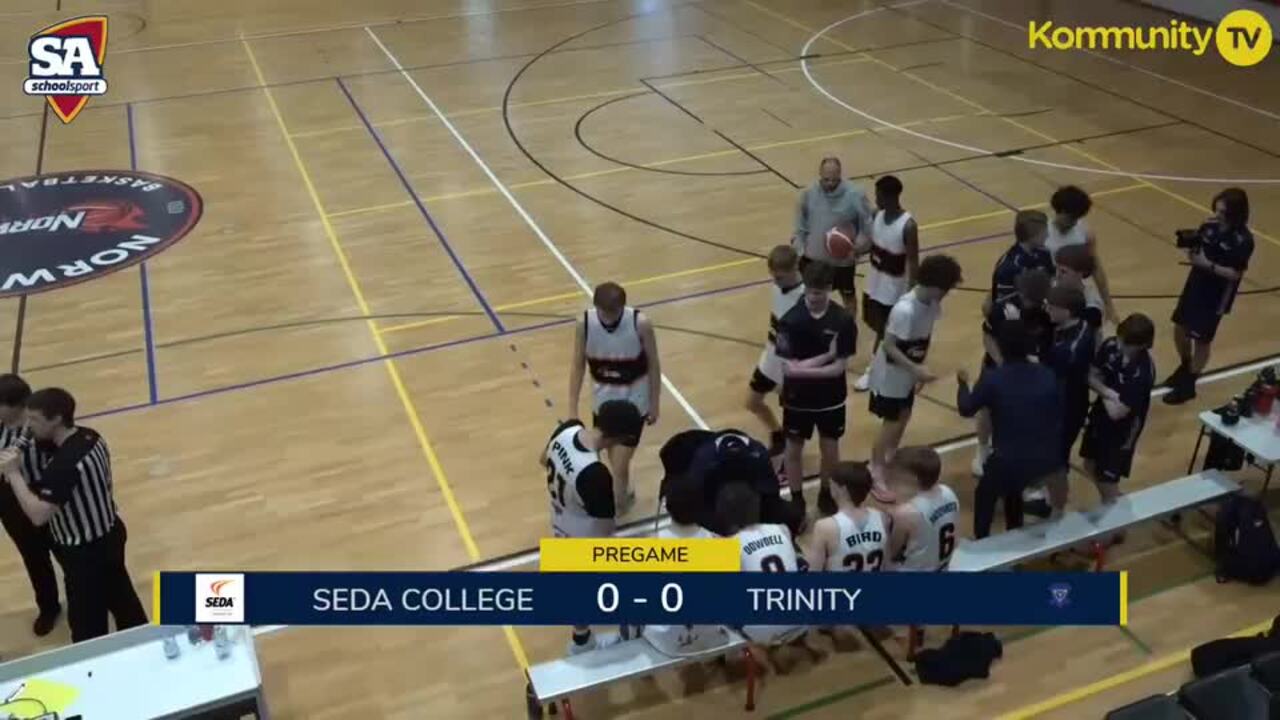 Replay:  Trinity College v SEDA (Boys grand final) - 2024 School Sport SA Year 11 and 12 Basketball Statewide finals