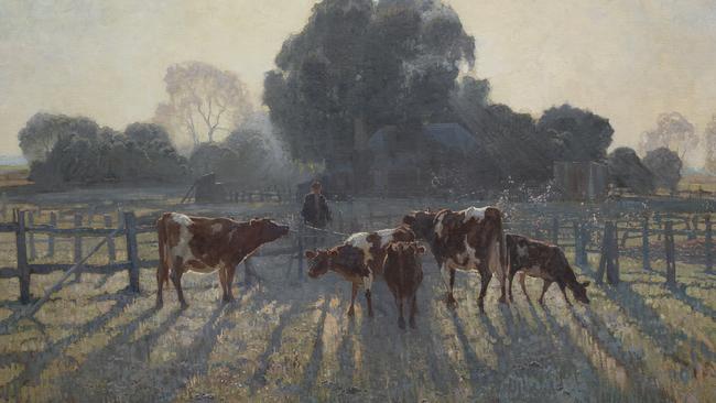 Elioth Gruner’s Spring frost 1919. Picture: Art Gallery of New South Wales.