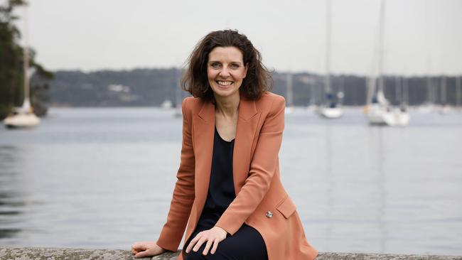 Allegra Spender will run as an independent candidate against federal Liberal MP Dave Sharma in the Sydney seat of Wentworth. Picture: Jane Dempster/The Australian.