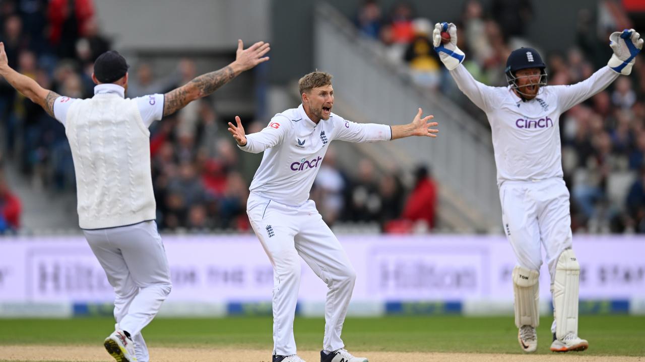 Joe Root secured the vital wicket of Marnus Labuschagne. Picture: Getty Images