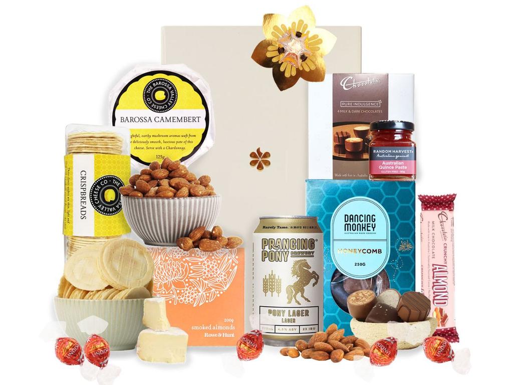 Beer and Cheese Gift Hamper. Picture: Edible Blooms.