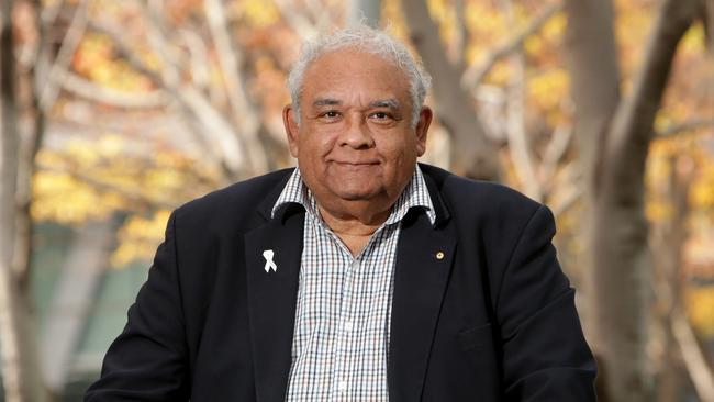 Indigenous Voice co-chair Tom Calma, Australia’s former race discrimination commissioner. Picture: Stuart McEvoy