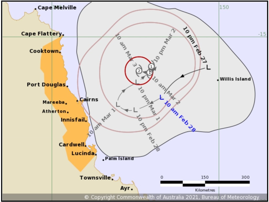 Tropical cyclone watch issued for NQ Herald Sun