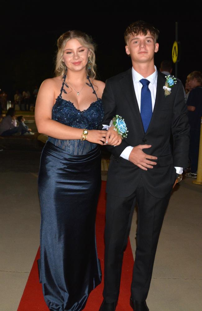 Montana Osborn and Tristan Oliver at Assumption College's year 12 formal on April 22, 2025. Photo: Jessica Klein