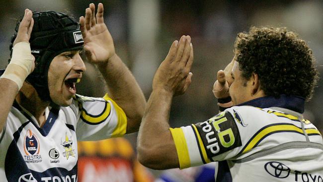 Johnathan Thurston and Matt Bowen combined instantly for the Cowboys.