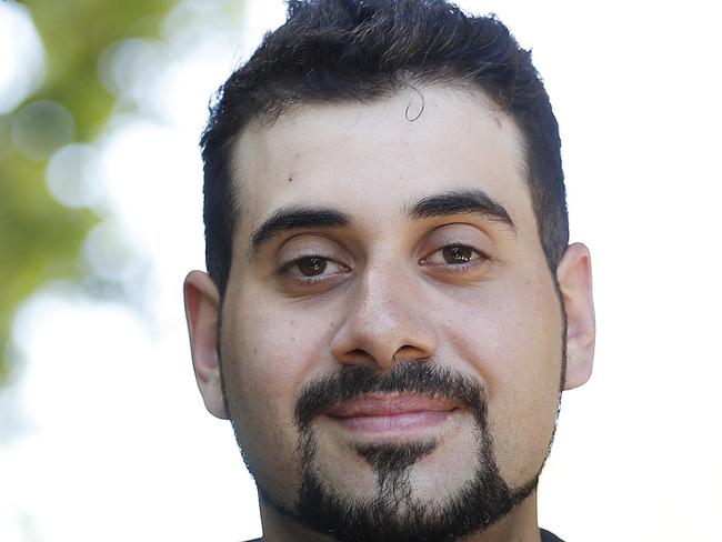 Josh Lopez, 24, is a member of the liberal party and has noticed the lack of younger political participants in branch meetings, Sydney Thursday, 19 November, 2020. Picture: Nikki Short