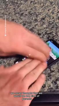 Dads clever iPhone childproof hack