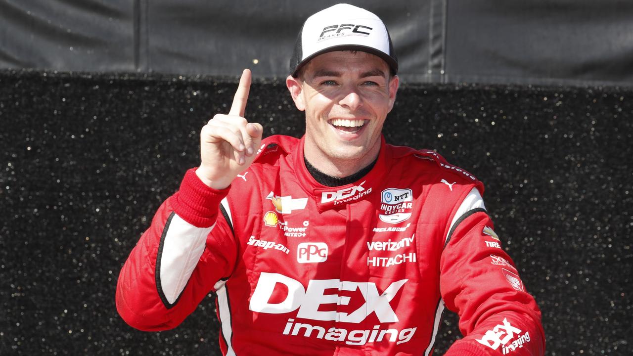 Scott McLaughlin has won the second IndyCar race of his career.