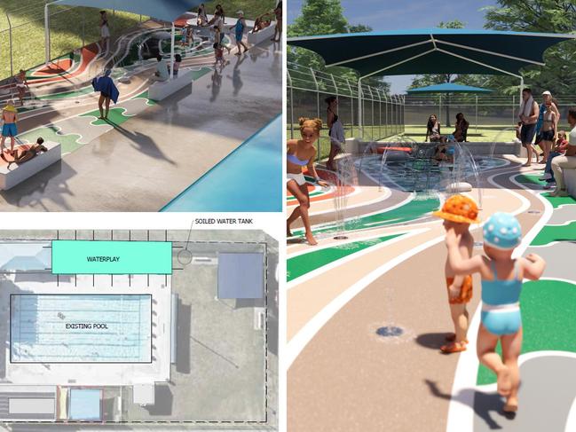 Making a splash: Work starts on water play area at Wondai pool