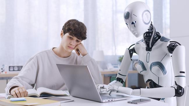 Students have confessed to widespread use of artificial intelligence (AI) to help with homework and assignments. Picture: iStock