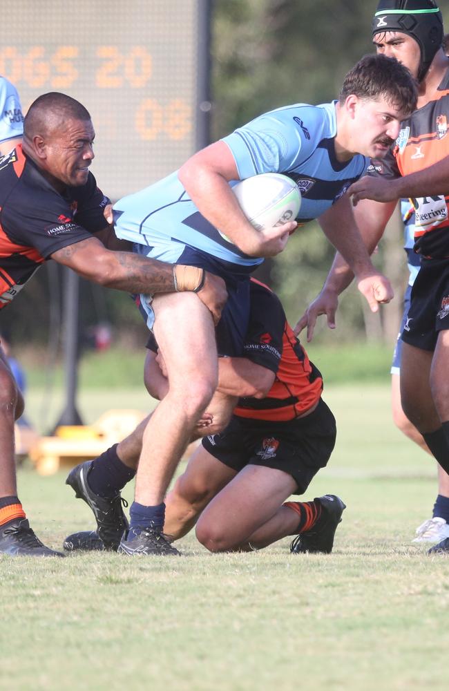 GCDRU round 2. Helensvale vs. Coomera. 1st Grade. Dane Mason. 13 April 2024 Helensvale Picture by Richard Gosling