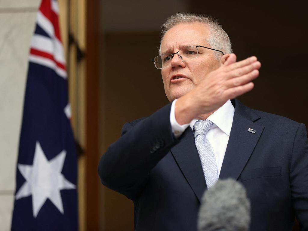 Prime Minister Scott Morrison says the government had “no idea” how much Omicron would change the game. Picture: AFP