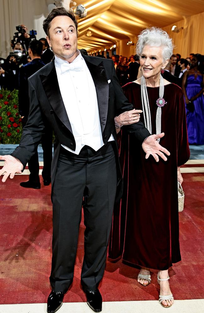 Elon Musk’s mum is a style icon. Picture: Dimitrios Kambouris/Getty Images.