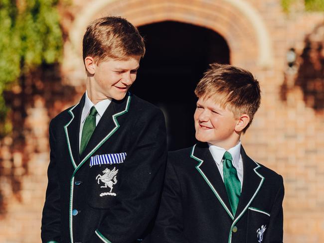 Brothers Henry Knox, 12, year 7and older brother Angus Knox, 15, year 10Photo by Chloe Smith  Photo by Chloe Smith.