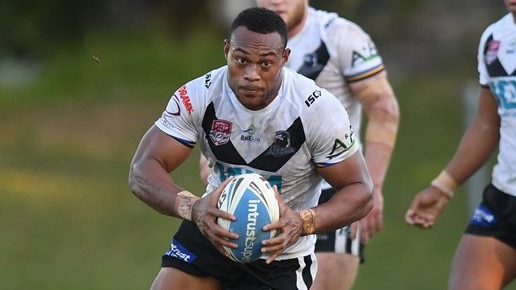 Ilikena Vudogo in action for the Magpies this year. Picture: QRL