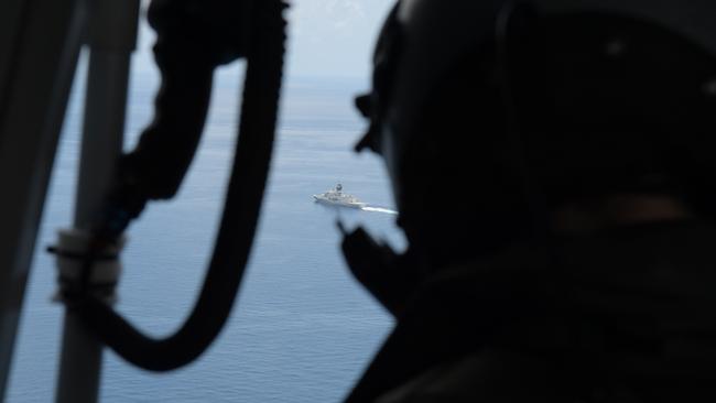 French Airforce fly media back to RAAF Darwin as part of Operation Kakadu. Picture: (A)manda Parkinson