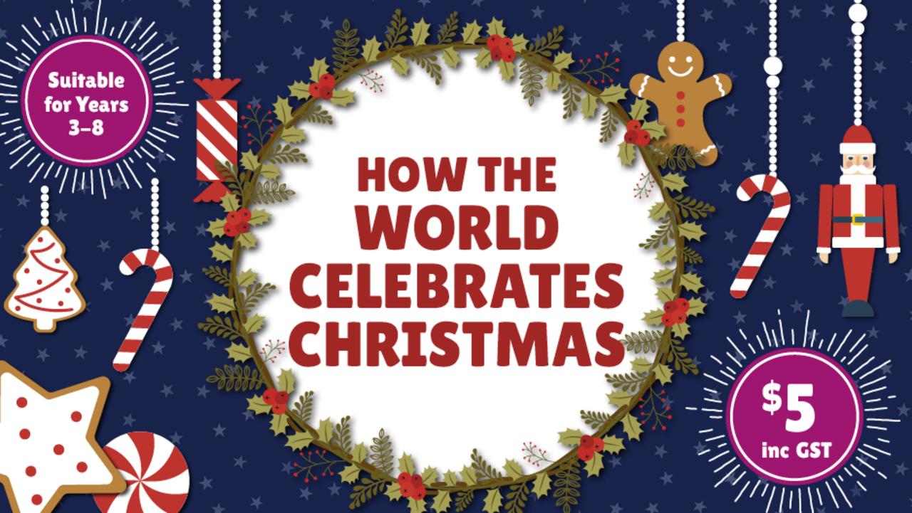 Artwork for Kids News kit on How the World Celebrates Christmas