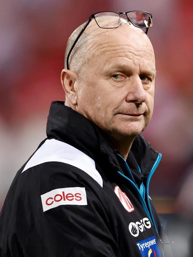 Port coach Ken Hinkley. Picture: Michael Willson/AFL Photos via Getty Images