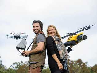 Andrew Colefax and Dr Debra Stokes. Picture: Southern Cross University