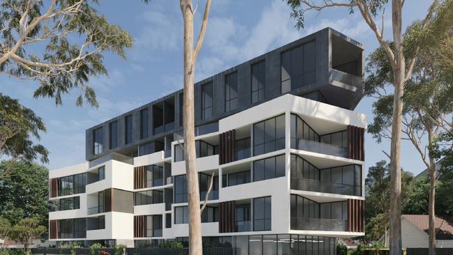 Artist impression for Tyler Street, Campbelltown.