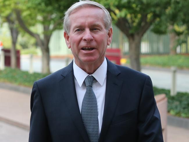 WA Premier Colin Barnett arrives for today's COAG meeting. Picture: Ray Strange.