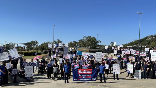 We want the state government to listen to our demands," Midwife Association Wagga Branch president Amit Gupta said. Picture: Patrick Morrow