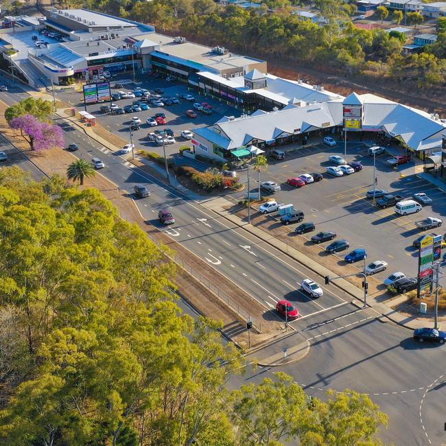 An aerial view of the Gladstone Central shopping centre. Picture: The Observer