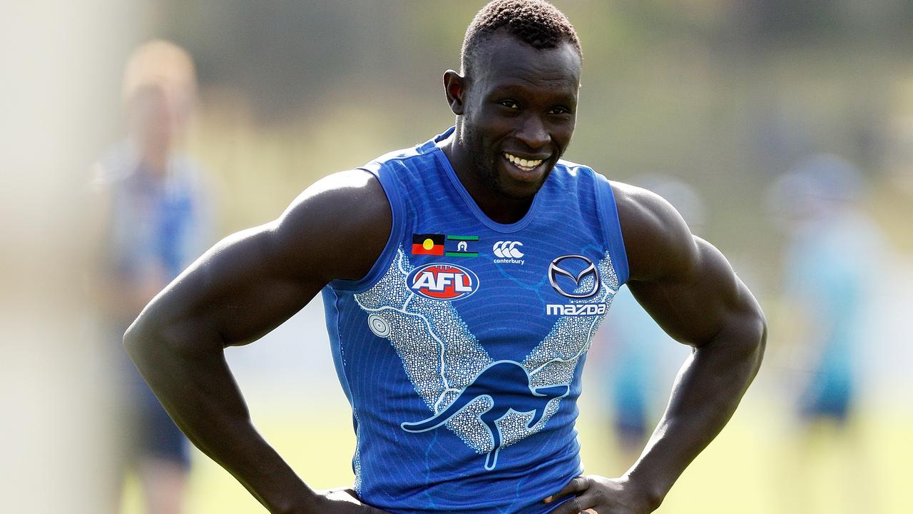 Majak Daw has returned to Arden Street. Photo: Daniel Pockett/Getty Images