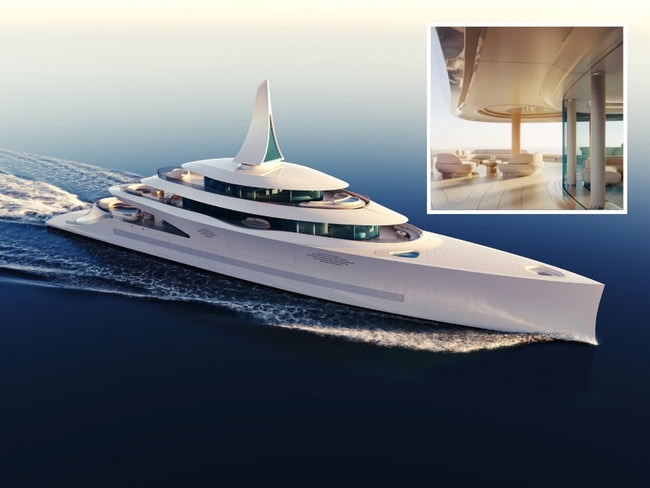 A super green superyacht has recently been unveiled at a Monaco boat show. Picture Jam Press