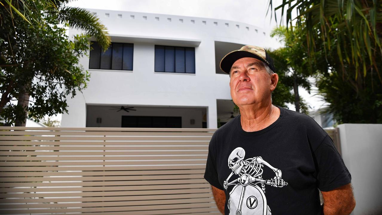 Mudjimba residents are concerned about liveability issues with flight noise in their area. Pictured, Terry Cook. Photo: Patrick Woods.