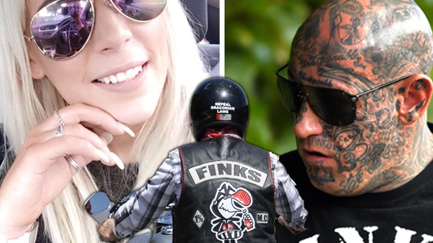 Finks bikie BJ Reker and Tara Egglestone are charged over the allegedl plot.