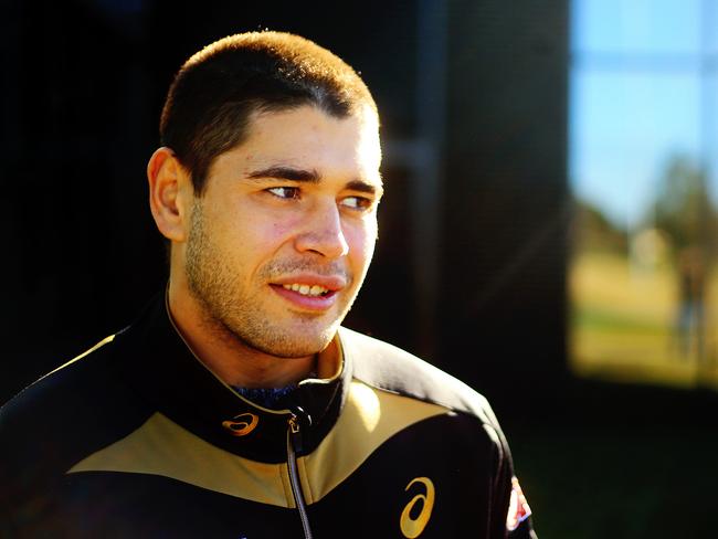 Chris Grevsmuhl has been released from his Panthers contract. pic Mark Evans