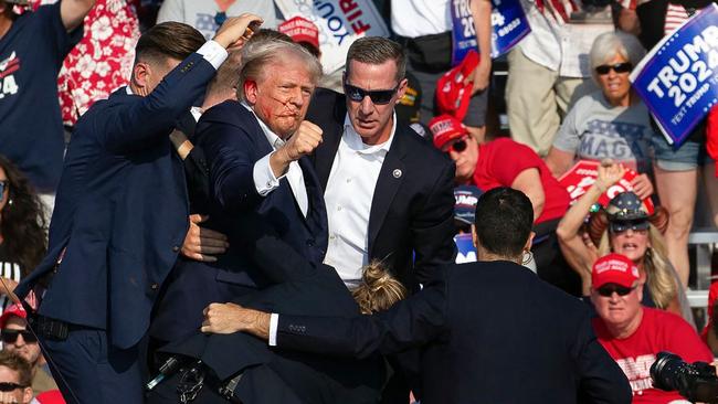 Mr Trump announced Mr Curran will serve as director of the Secret Service in his second term. Picture: Rebecca Droke/AFP