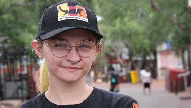 Christabel Moschetti, 22, lives in Alice Springs and has endometriosis, and has had to travel to Sydney to receive treatment in the past. Picture: Gera Kazakov