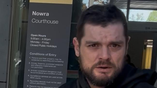 Cody James leaving Nowra Local Court. Picture: Tom McGann