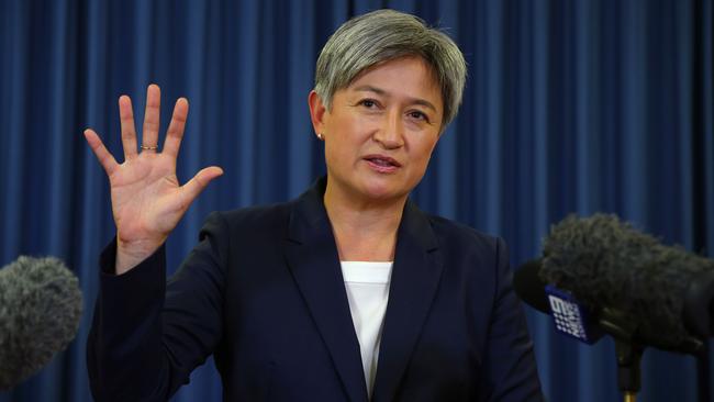 Penny Wong will travel to Japan next week if Labor wins the election. Picture David Clark